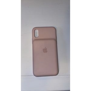 Pink apple charging case for Iphone X/XS